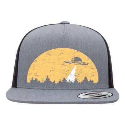 UFO Moon Wilderness Flat Bill Trucker Hat