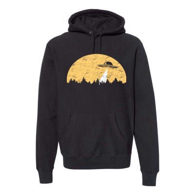 UFO Moon Wilderness Premium Hoodie