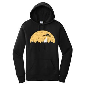 UFO Moon Wilderness Women's Pullover Hoodie