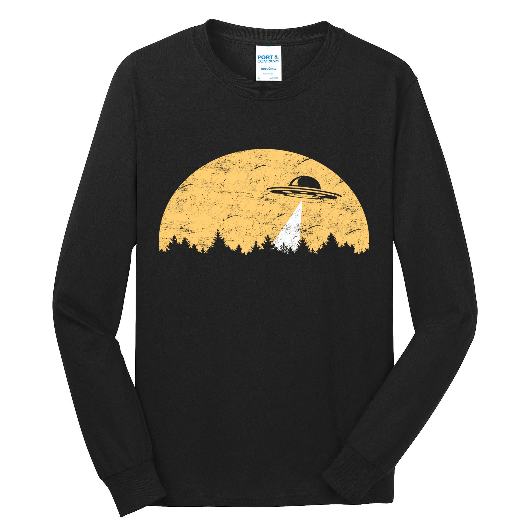 UFO Moon Wilderness Tall Long Sleeve T-Shirt
