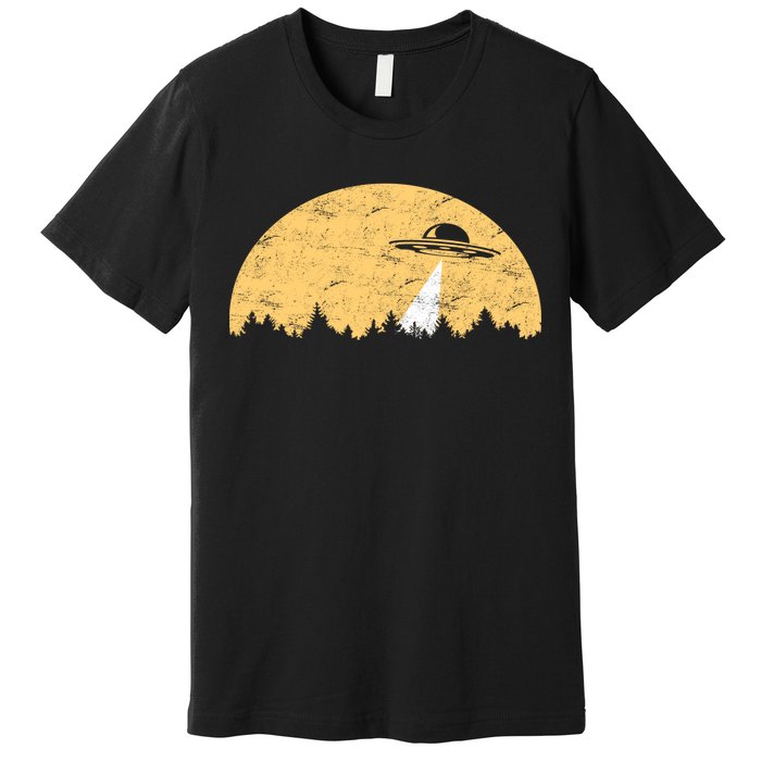 UFO Moon Wilderness Premium T-Shirt