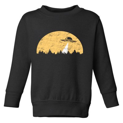 UFO Moon Wilderness Toddler Sweatshirt