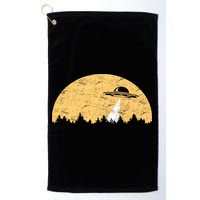 UFO Moon Wilderness Golf Towel