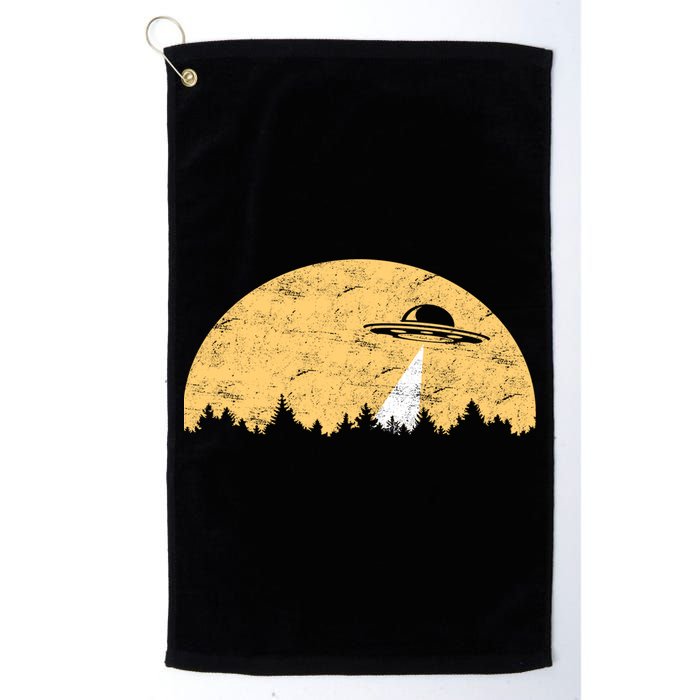UFO Moon Wilderness Golf Towel