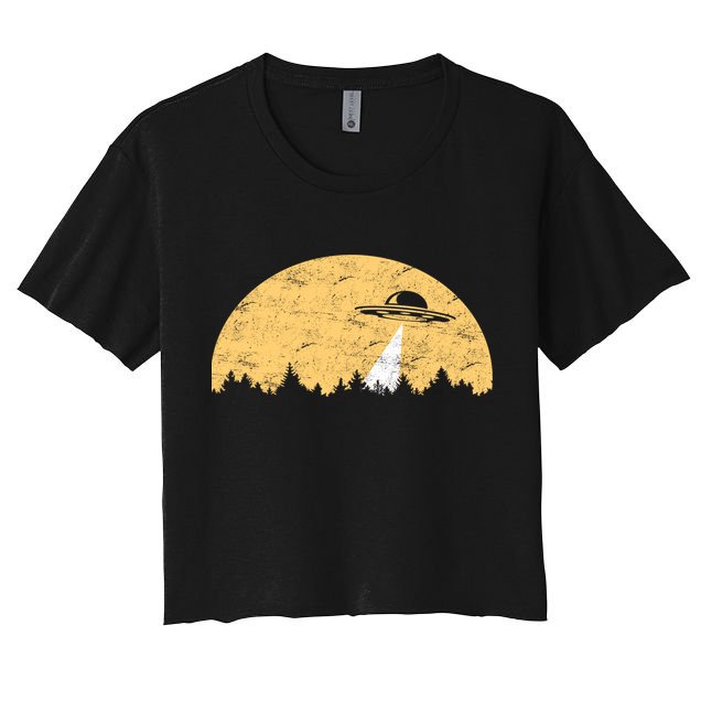 UFO Moon Wilderness Crop Top
