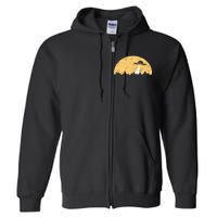 UFO Moon Wilderness Full Zip Hoodie