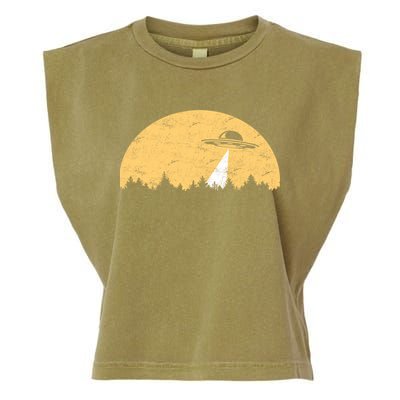 UFO Moon Wilderness Garment-Dyed Women's Muscle Tee