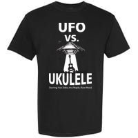 UFO Vs Ukulele Garment-Dyed Heavyweight T-Shirt