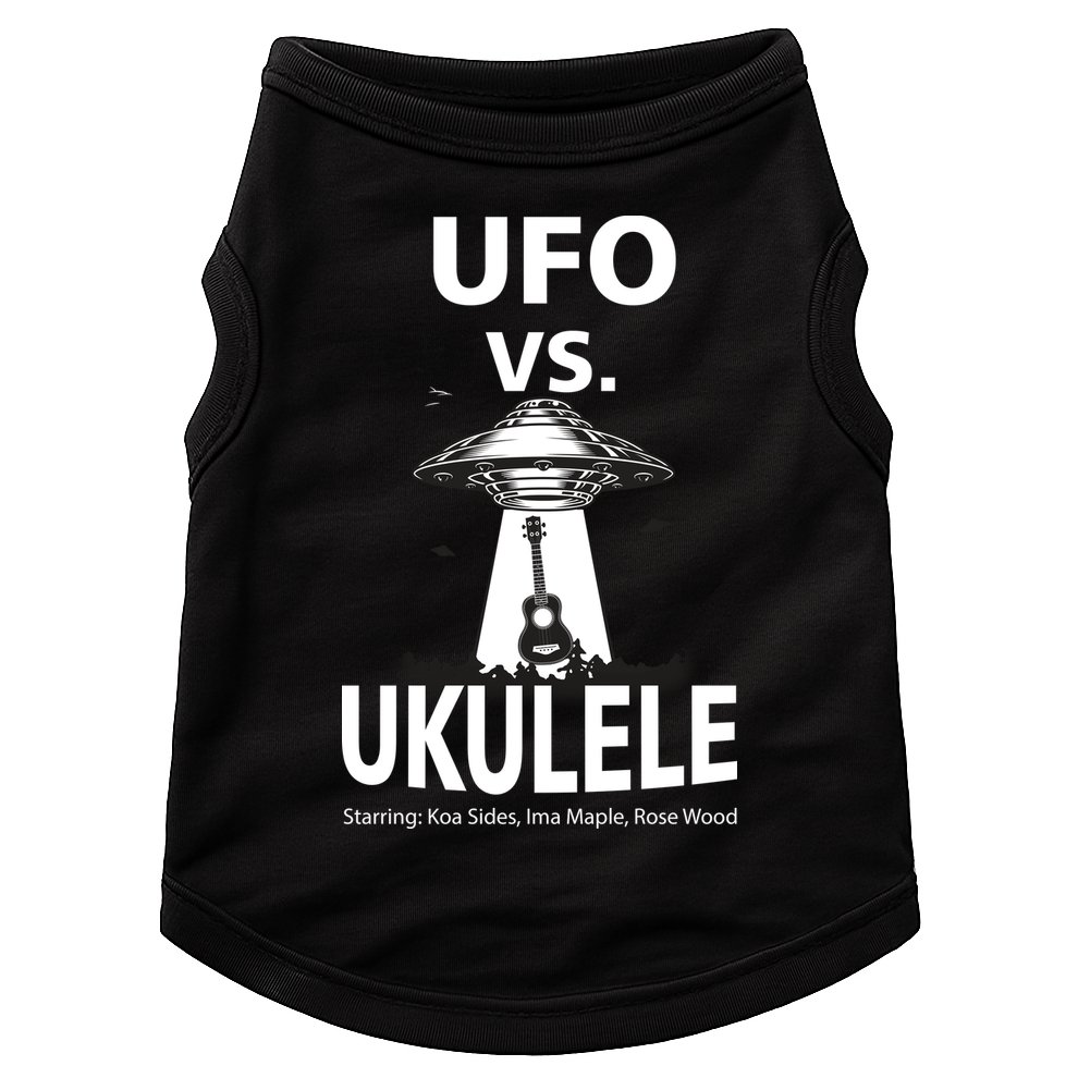UFO Vs Ukulele Doggie Tank