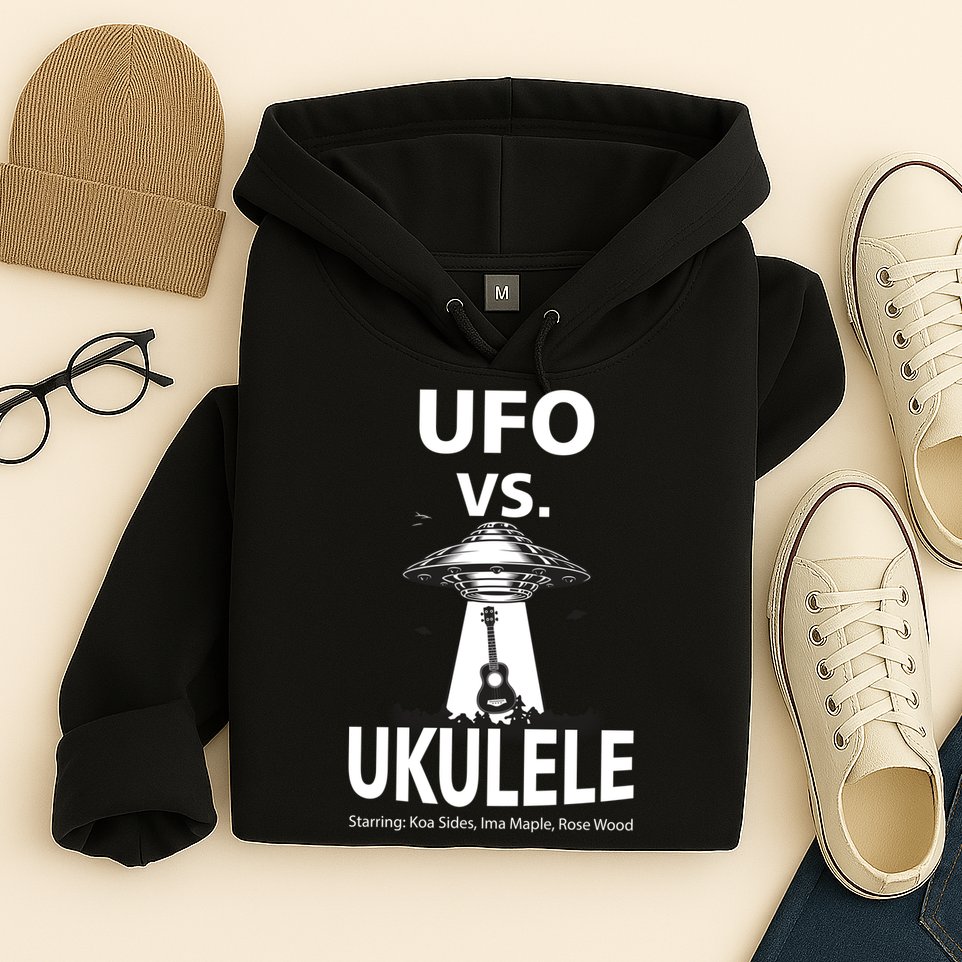 UFO Vs Ukulele Hoodie