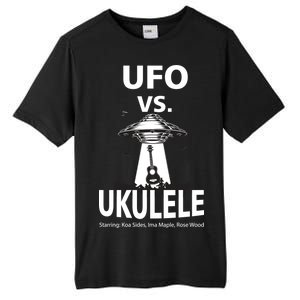 UFO Vs Ukulele Tall Fusion ChromaSoft Performance T-Shirt