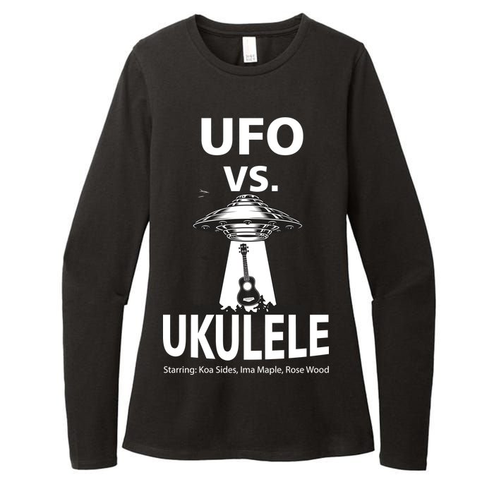 UFO Vs Ukulele Womens CVC Long Sleeve Shirt