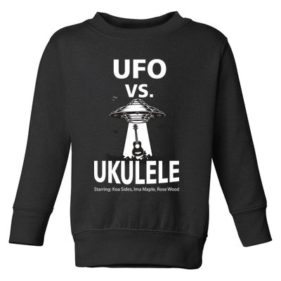 UFO Vs Ukulele Toddler Sweatshirt