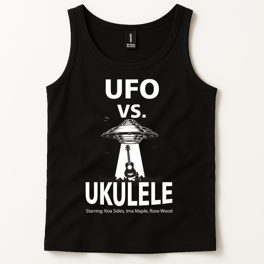 UFO Vs Ukulele Tank Top