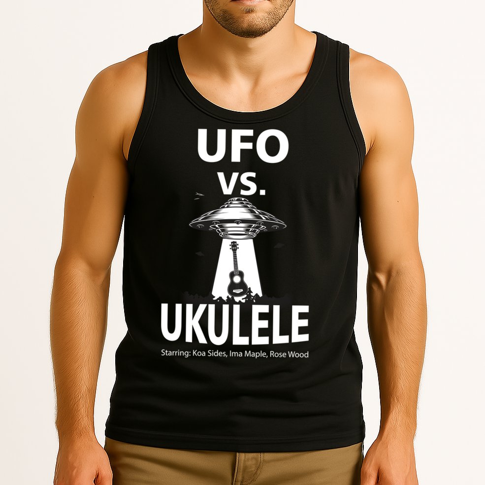 UFO Vs Ukulele Tank Top