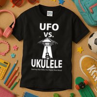 UFO Vs Ukulele Kids T-Shirt