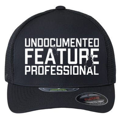 Undocumented Feature Professional Coder Software Developer Flexfit Unipanel Trucker Cap