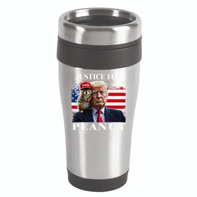 Ustice For Peanut And Fred 16oz Travel Tumbler