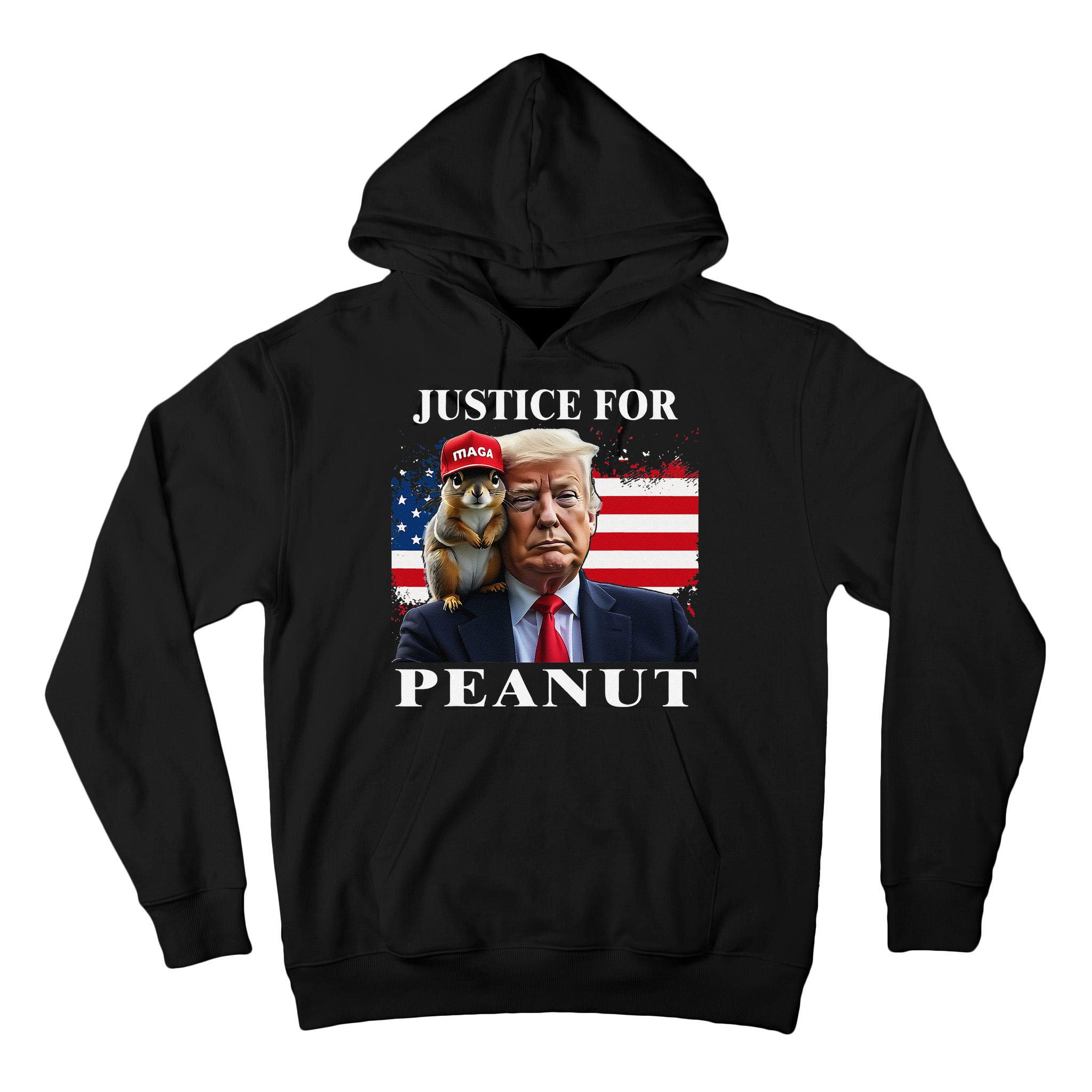 Ustice For Peanut And Fred Tall Hoodie