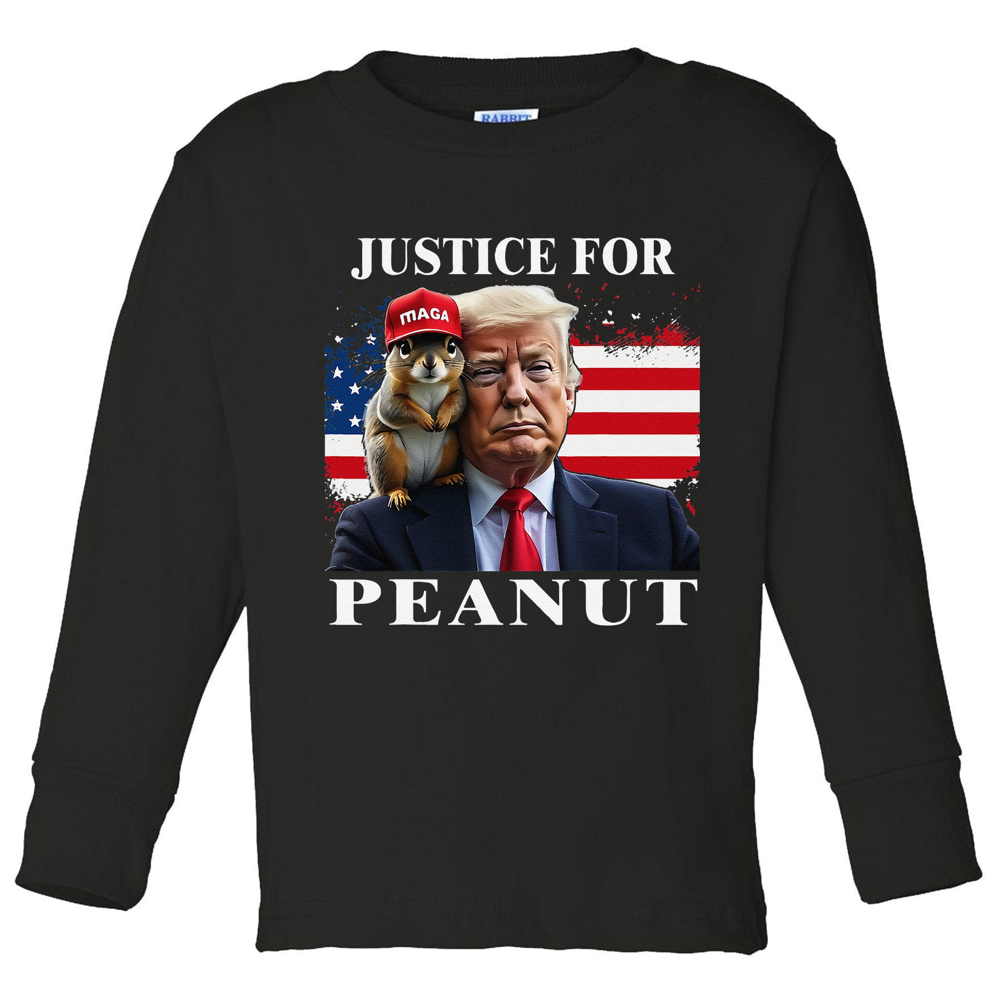 Ustice For Peanut And Fred Toddler Long Sleeve Shirt