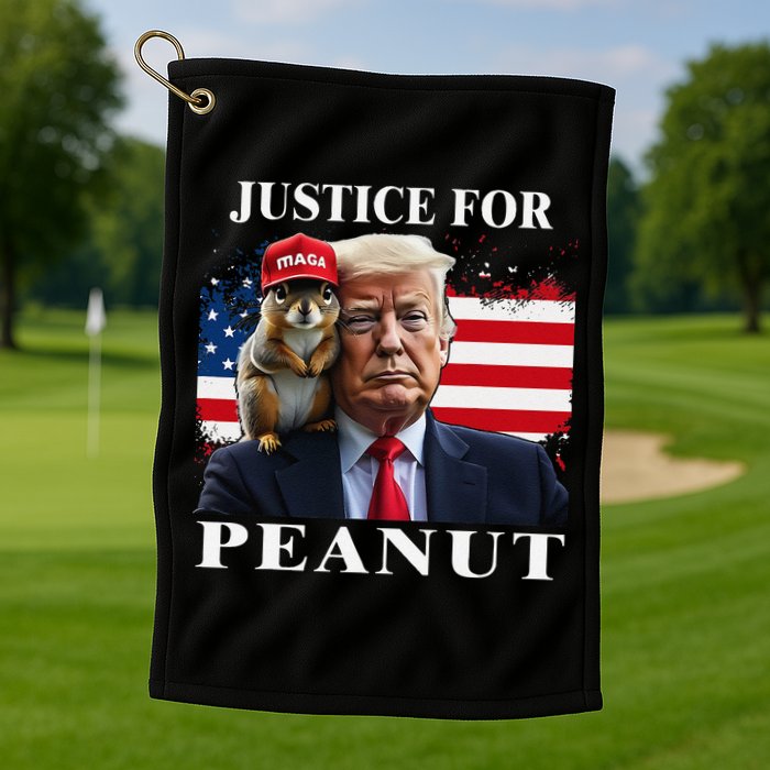 Ustice For Peanut And Fred Golf Towel
