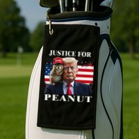 Ustice For Peanut And Fred Golf Towel