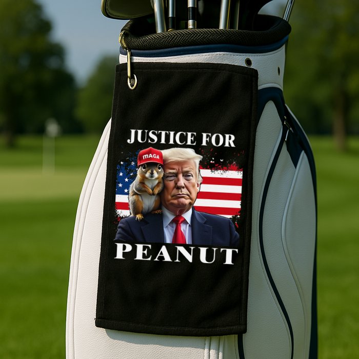 Ustice For Peanut And Fred Golf Towel