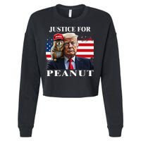 Ustice For Peanut And Fred Cropped Pullover Crew