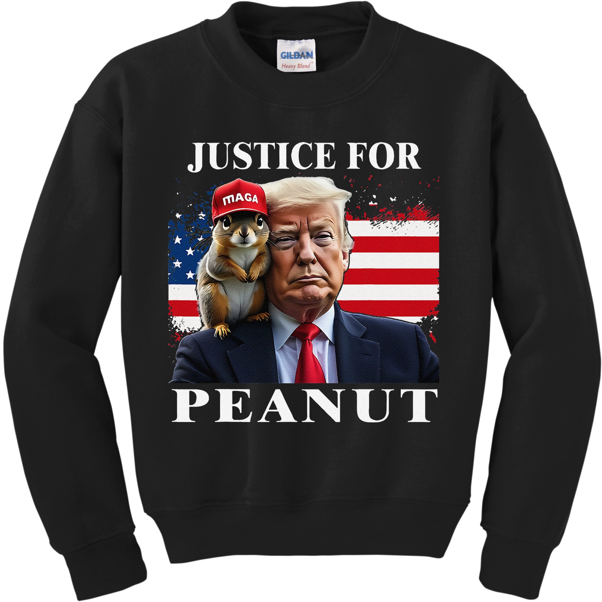 Ustice For Peanut And Fred Kids Sweatshirt