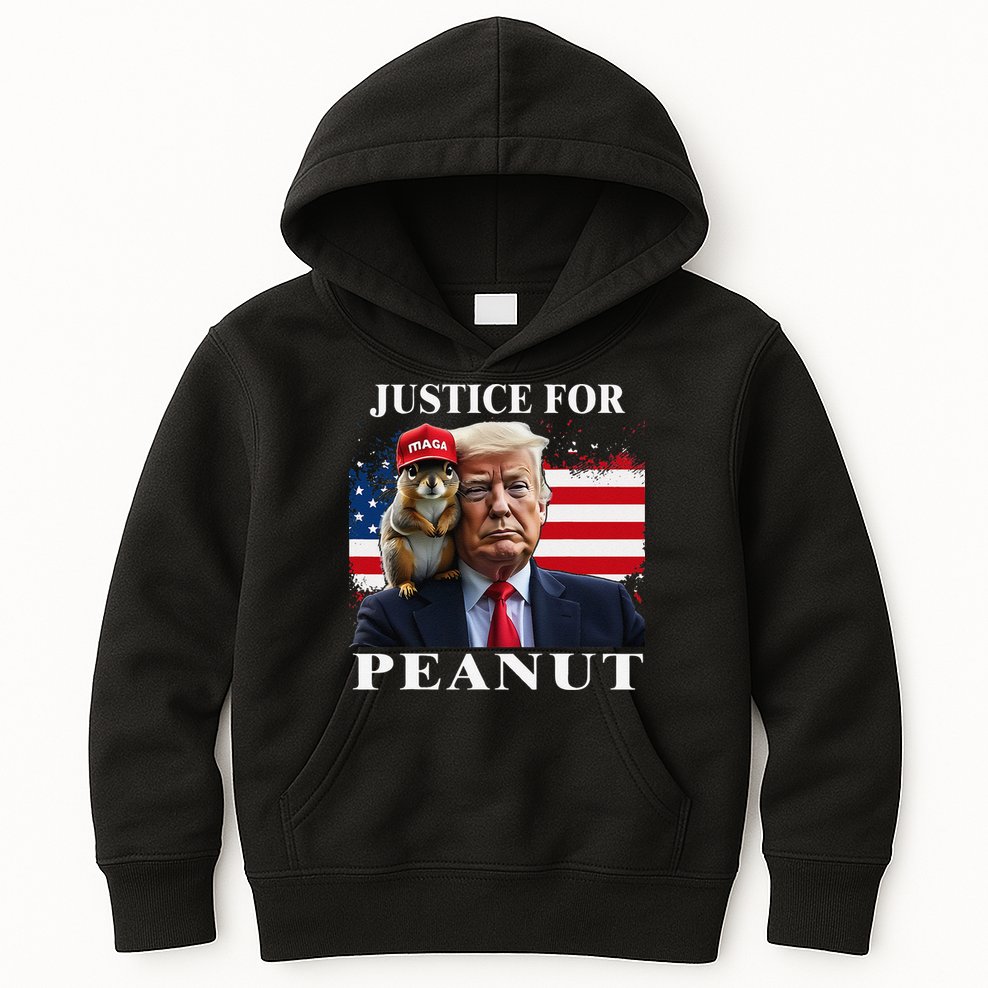 Ustice For Peanut And Fred Kids Hoodie