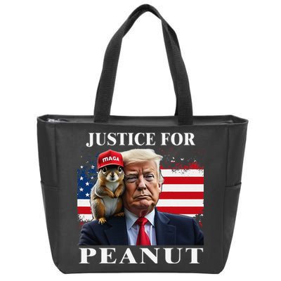 Ustice For Peanut And Fred Zip Tote Bag