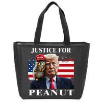 Ustice For Peanut And Fred Zip Tote Bag
