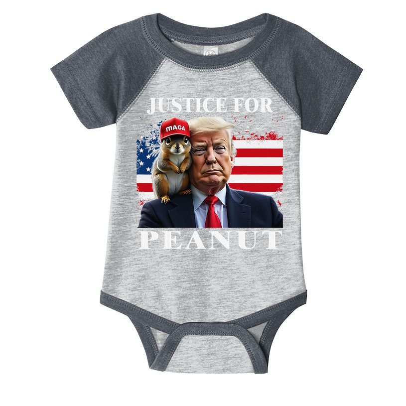 Ustice For Peanut And Fred Infant Baby Jersey Bodysuit