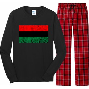 Unia Flag Pan African Freedom Roots Black Liberation Flag Gift Long Sleeve Pajama Set