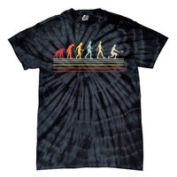 Ultimate Frisbee Player Evolution Vintage Flying Disc Tie-Dye T-Shirt