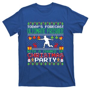 Ultimate Frisbee Player Christmas Party Flying Disc Xmas Great Gift T-Shirt