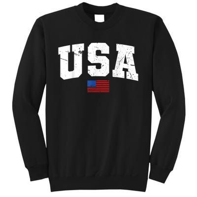 USA Flag Patriotic 4th Of July America Day Of Independence Sweatshirt