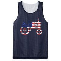 USA Flag Patriotic Tractor American Farmer Mesh Reversible Basketball Jersey Tank