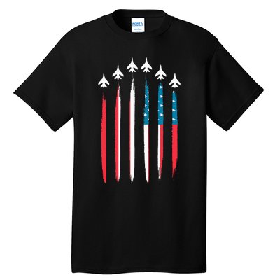 US Flag Patriotic American Happy 4th Of July Tall T-Shirt