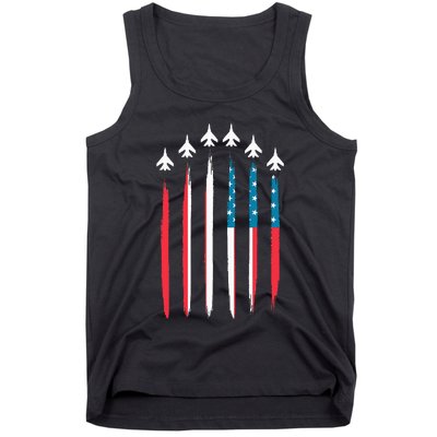 US Flag Patriotic American Happy 4th Of July Tank Top