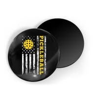 US Flag Pickleball Player Paddleball Lover Magnet