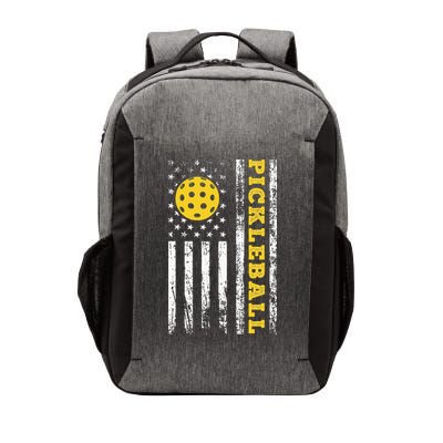 US Flag Pickleball Player Paddleball Lover Vector Backpack
