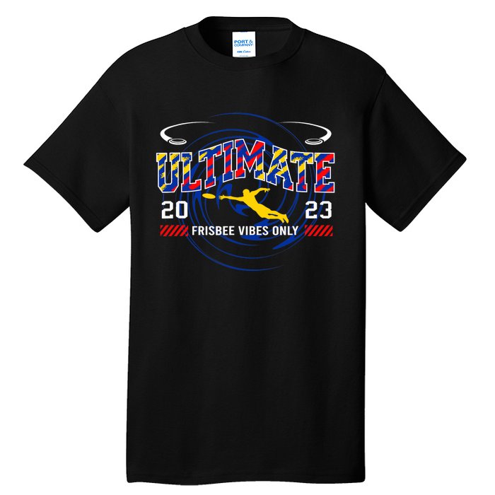 Ultimate Frisbee Player Disc Golf Tall T-Shirt