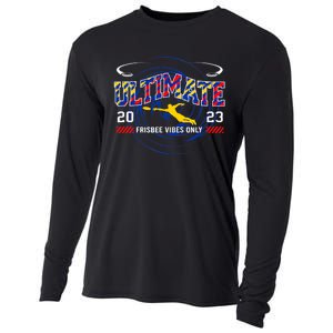 Ultimate Frisbee Player Disc Golf Cooling Performance Long Sleeve Crew