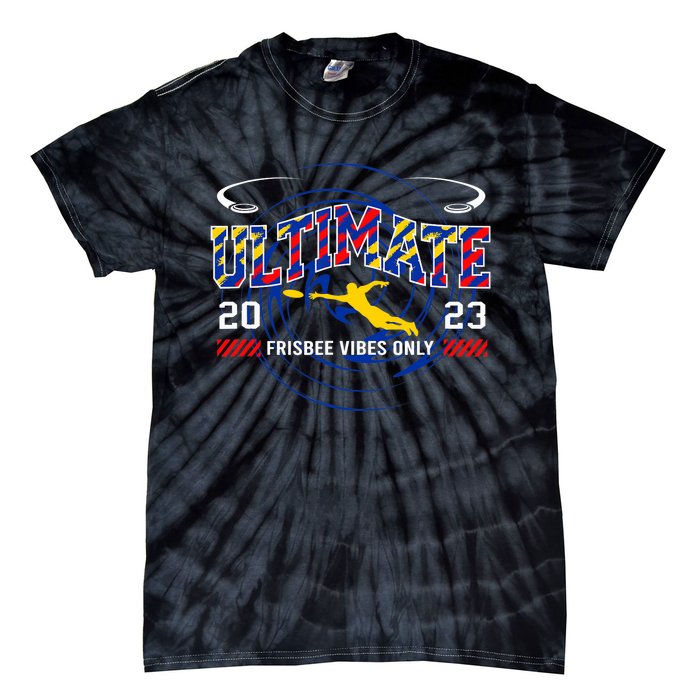 Ultimate Frisbee Player Disc Golf Tie-Dye T-Shirt