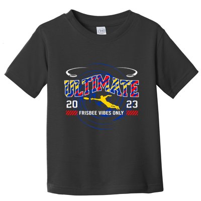 Ultimate Frisbee Player Disc Golf Toddler T-Shirt