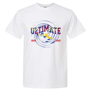 Ultimate Frisbee Player Disc Golf Garment-Dyed Heavyweight T-Shirt