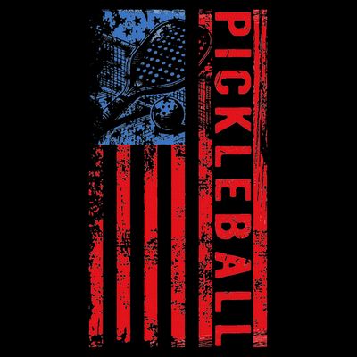 Us Flag Pickleball American Pickleball Player T-Shirt