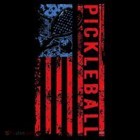 Us Flag Pickleball American Pickleball Player Flatbill Hat