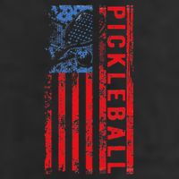 Us Flag Pickleball American Pickleball Player 25L Jumbo Tote